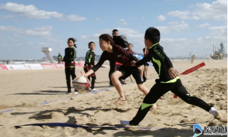 2018年全国青少年U系列沙滩橄榄球冠军赛在烟台上演大比拼