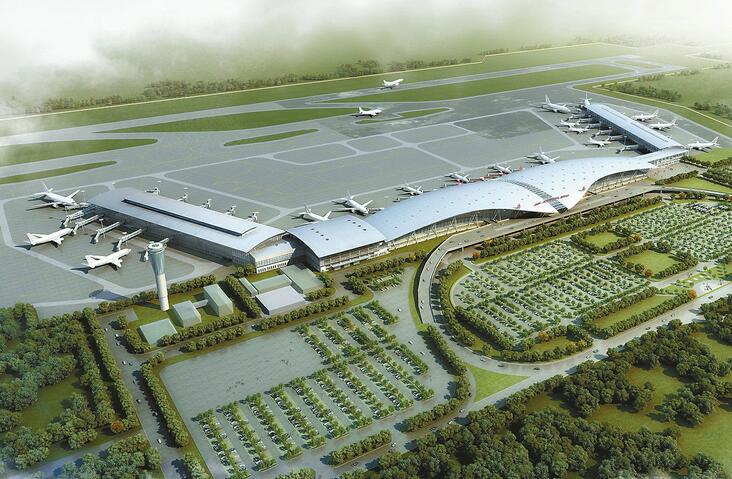 济南机场北指廊扩建工程已开工 2020年南北指廊双廊合璧