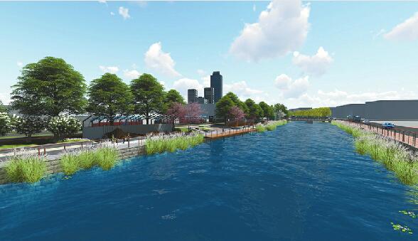 兴济河生态综合治理启动 向“城市滨水景观带”华丽转身