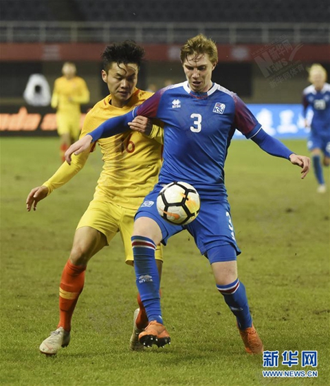 国际青年足球锦标赛:U21中国1-1战平冰岛