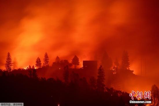 美国北加州山火致79人死亡 失踪人数降至700人