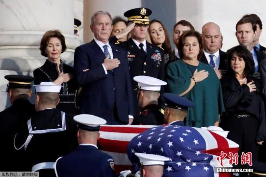 美国今为前总统老布什举行国葬 这些机构将关门一天