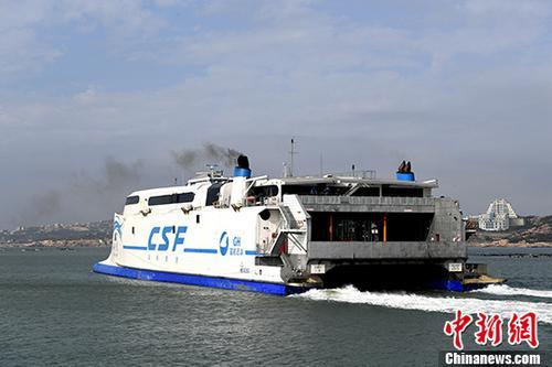 台湾海峡再掀9级大风 福建平潭赴台航线频停航