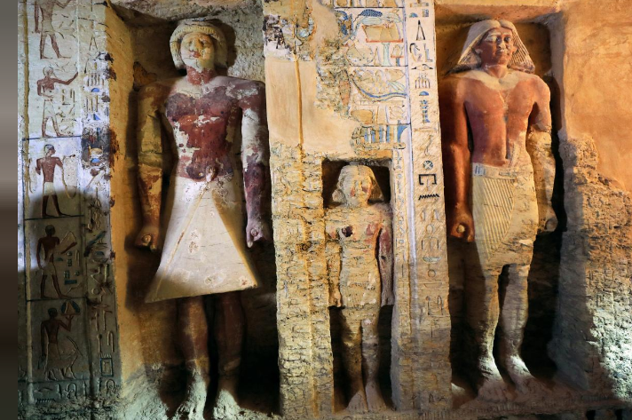 埃及发现距今4400年墓葬：保存完好，颜色无损