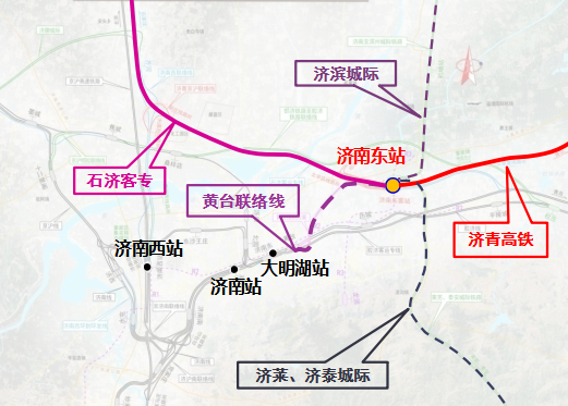 据了解,黄台联络线目前尚在筹建中,据悉,黄台联络线全长17公里左右