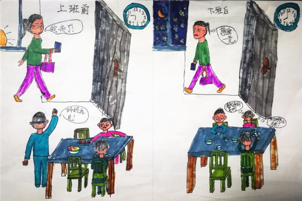 烟台山医院手术室副护士长姜述颖10岁女儿的作品
