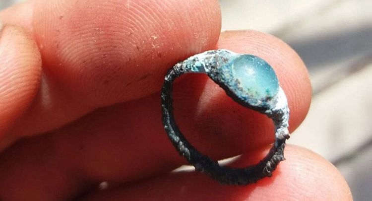 耶路撒冷找到一枚2000年前遗失戒指 嵌有宝石（图）