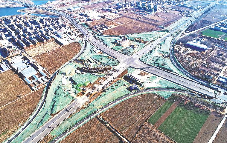 淄博5个立交桥工程 进展最快的已完成总工程量40%
