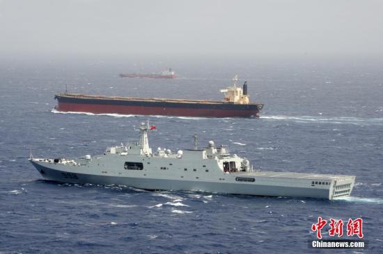 中国海军护航记事：也门码头上的中国海军安全区