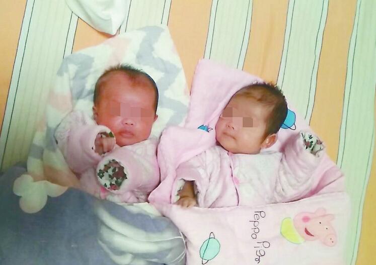 早产双胞胎姐妹出院回家了 父母每天都像过节一样高兴