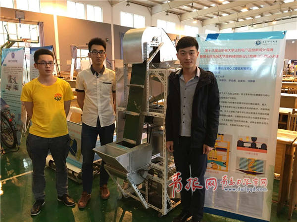 青岛高校学生发明脱壳“神器” 专利成功转让内蒙古企业