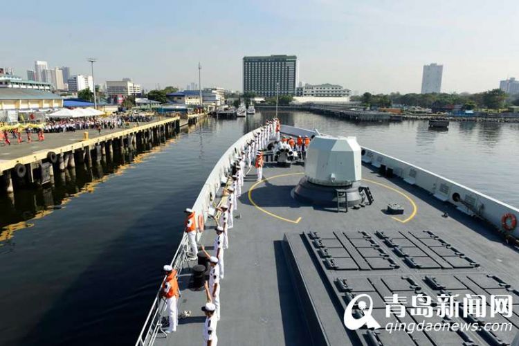中国海军第三十批护航编队访问菲律宾(组图)