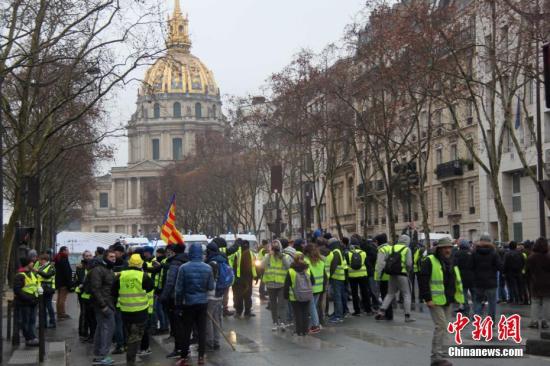 法国“黄背心”示威第十周：8.4万人抗议 300人被捕