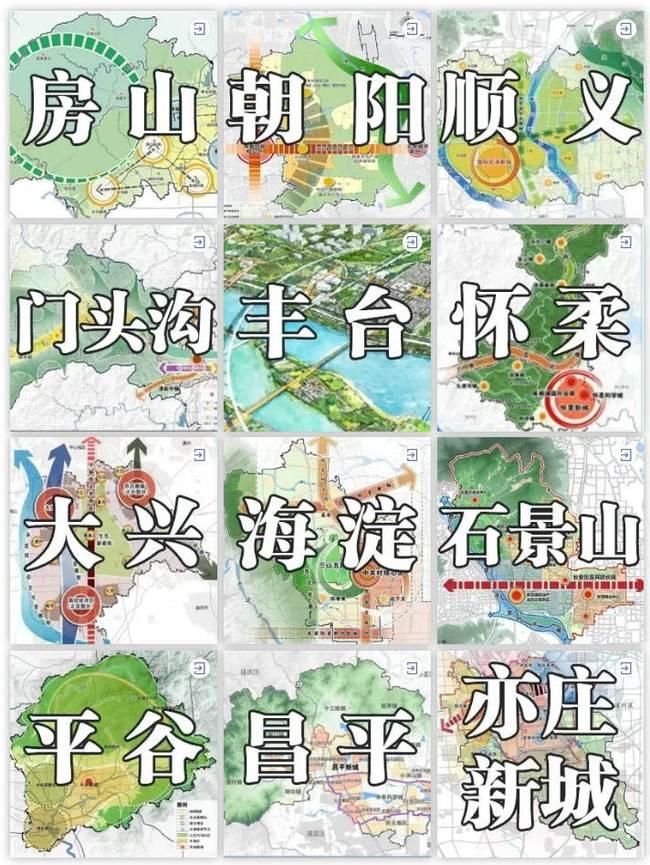 北京14个分区规划全公示，核心区控规将编制，全集收藏
