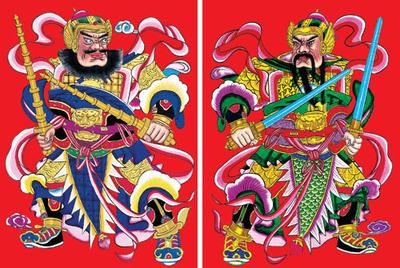 古代门神原来有这么多 都贴出来门还够用吗?