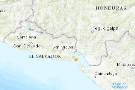 洪都拉斯西南部发生5.3级地震 震源深度195.1千米