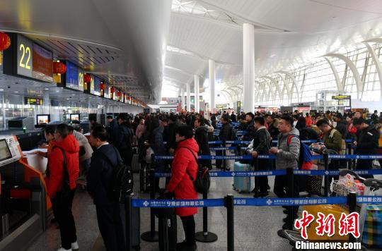 宁夏春节期间空港出行旅客17.2万人次