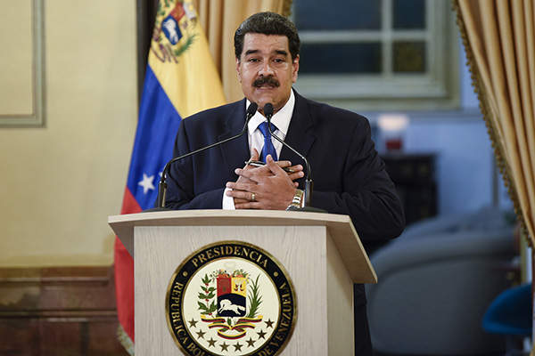 委内瑞拉总统:希望祖国和平,远离战争和入侵威