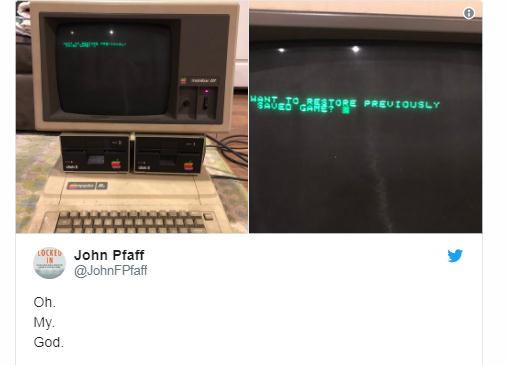 藏在爸妈阁楼里的老电脑30年了还能用，美男子推特上掀起回忆杀