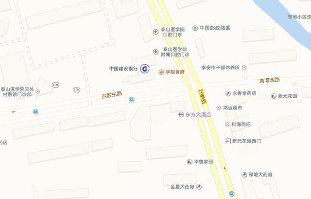注意啦泰安迎胜东路两路口禁止机动车掉头