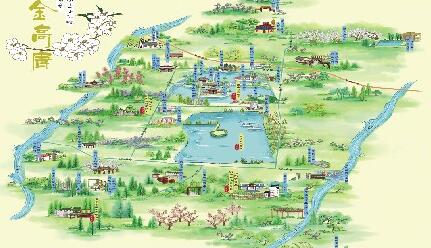 高唐县全域旅游手绘地图正式面世