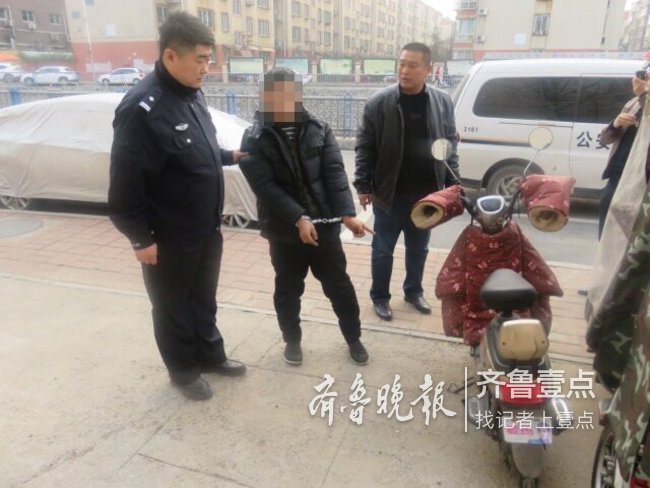 济南仨男子偷电瓶车不成砸了9辆车玻璃,被警方抓获！