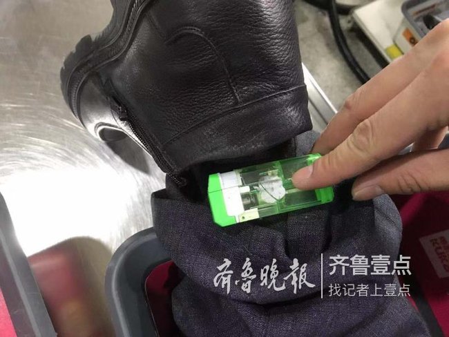 假肢藏火机裆部藏刀具，青岛机场安检又查出新花样