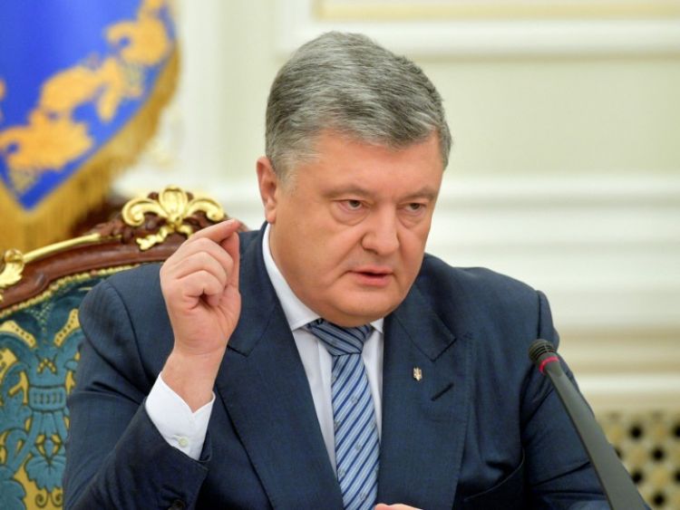 乌克兰总统波罗申科竞选造势遇险情