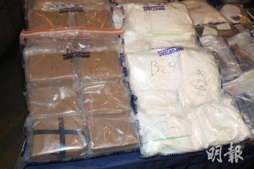 香港警方捣破2个毒品仓库 检获3200万港元货品拘3人
