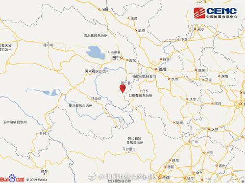 青海黄南州泽库县发生4.3级地震 震源深度10千米