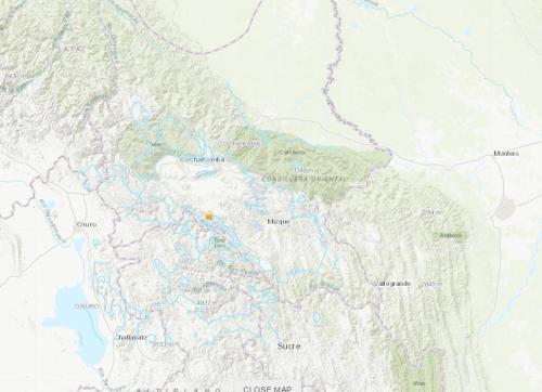 玻利维亚中南部发生里氏6.3级地震 震源深度358.3千米