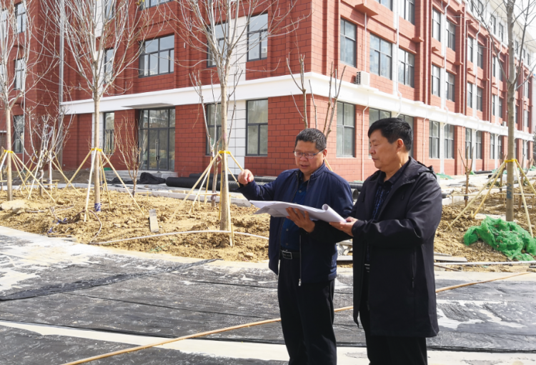柳杨小学项目一期工程收尾，五一主体教学楼可试使用