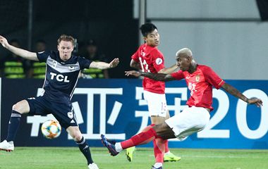  2019亚冠小组赛F组：塔利斯卡双响郜林独造三球 恒大4-0墨尔本