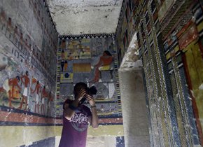 埃及塞加拉发现一座第五王朝时期贵族墓葬
