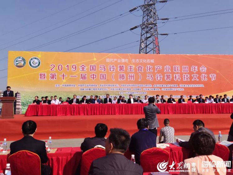 2019年第十一届中国（滕州）马铃薯科技文化节盛大开幕