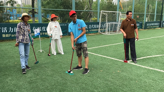 山东省第九届全民健身运动会 第二届场地高尔夫球系列赛（济南站）成功举行