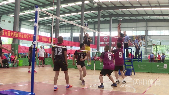 山东省第九届全民健身运动会气排球比赛日照站开幕