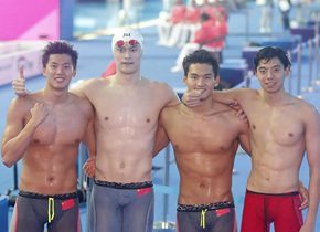 光州游泳世锦赛闭幕 中国雄踞金牌榜首位