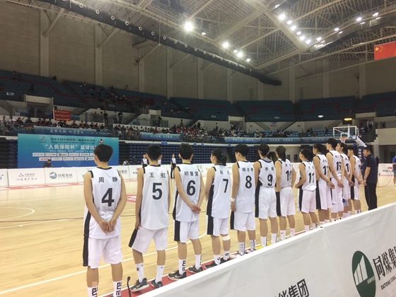 山东夺二青会女篮U16体校组金牌