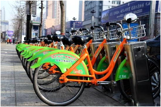 聊城共享型公共自行车引领绿色出行 日均骑行量8823人次