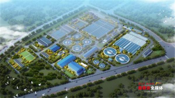 泰安第四污水处理厂厂区建构筑物主体结构施工预计年底完成