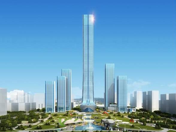 西客站片区将建“山东第一高”：560米的恒大国际金融中心