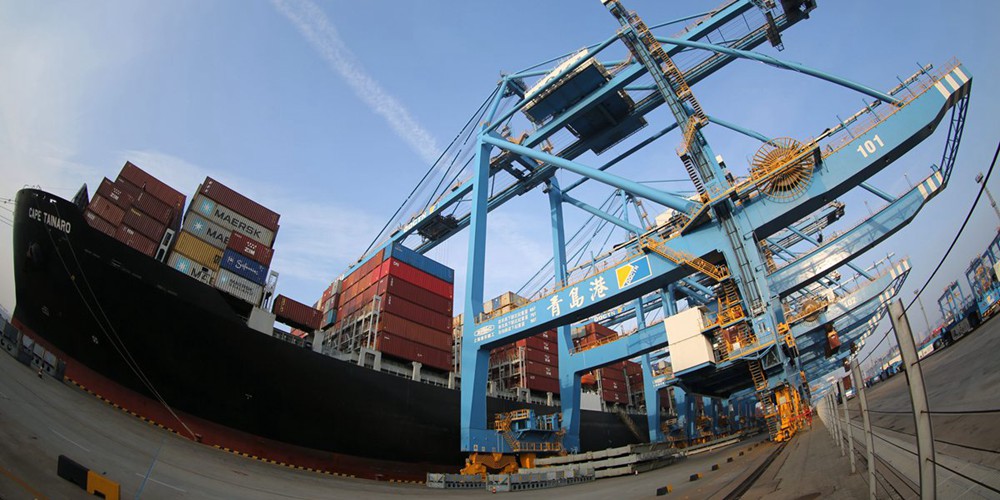 青島港2019年吞吐量破6億噸 集裝箱超2100萬箱