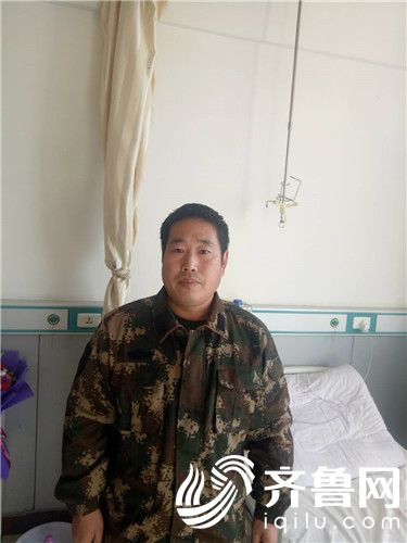2月23日王君龙在单人隔离病房