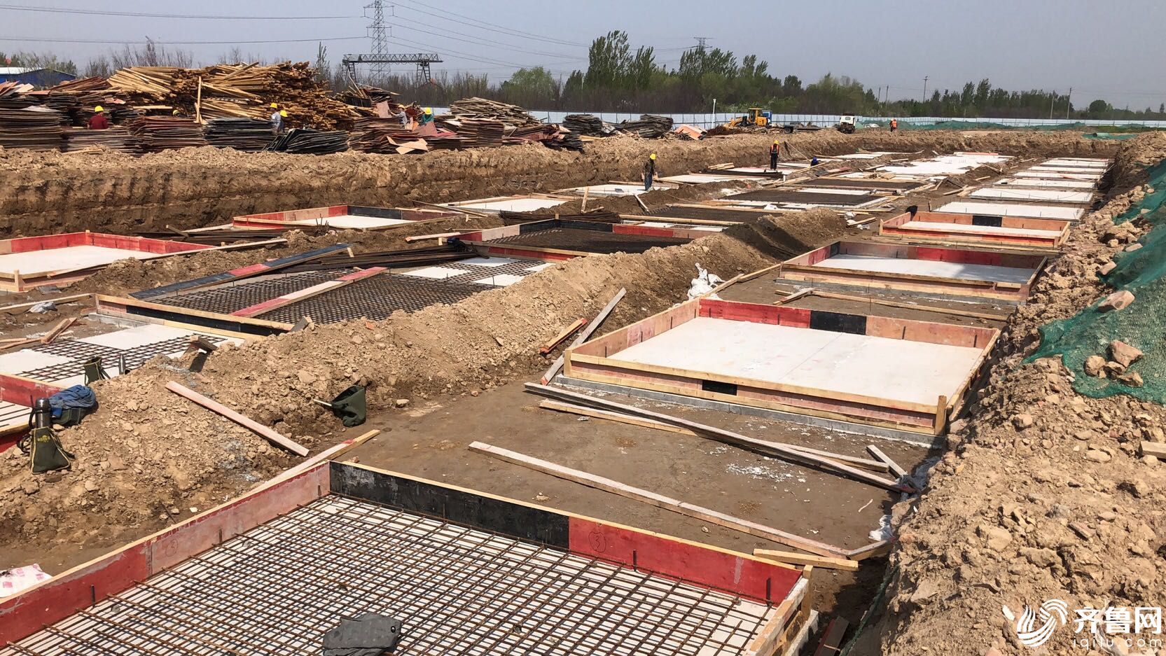 中国供销滨州农产品电商物流园项目建设现场 (1)