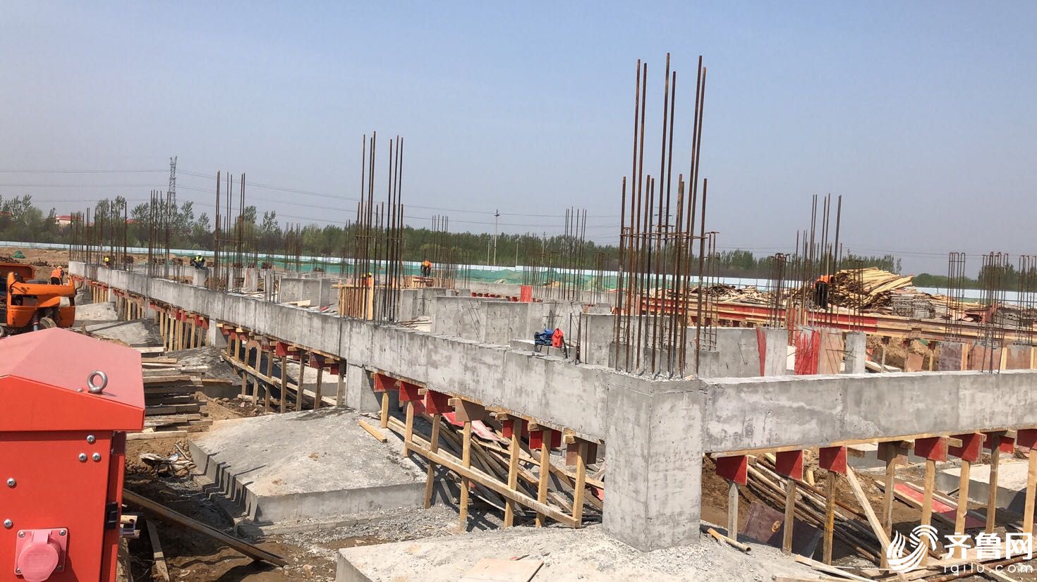 中国供销滨州农产品电商物流园项目建设现场 (2)
