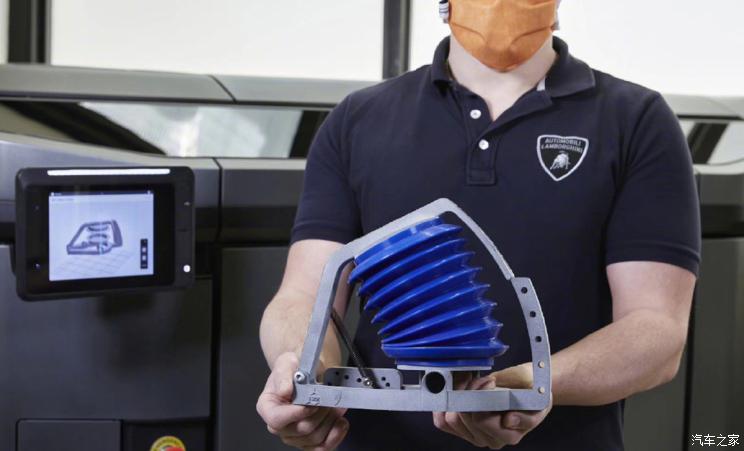 18台/周 兰博基尼用3D打印搞起呼吸机