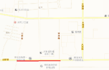 5月7日 潍坊滨海区部分学校路段实施临时交通管制