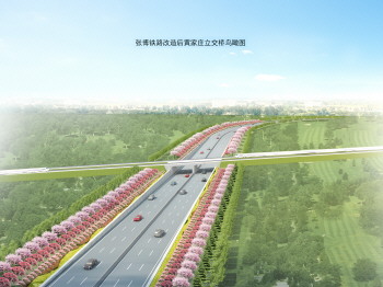张博路黄庄公铁立交桥路段6月8日起封闭改造