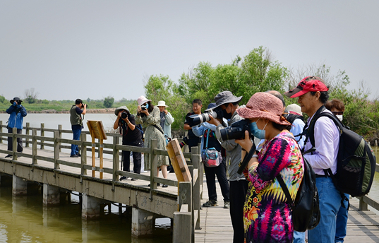“走进黄河口生态旅游区”摄影采风创作活动举行